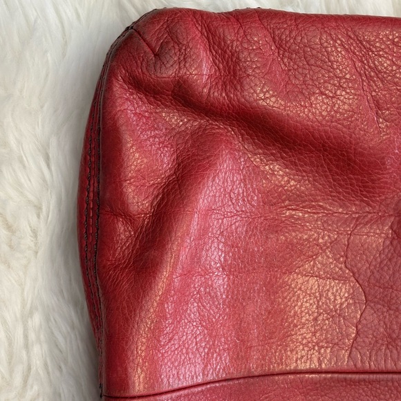 Fossil Red Leather Shoulder Bag and Wallet - Picture 7 of 13
